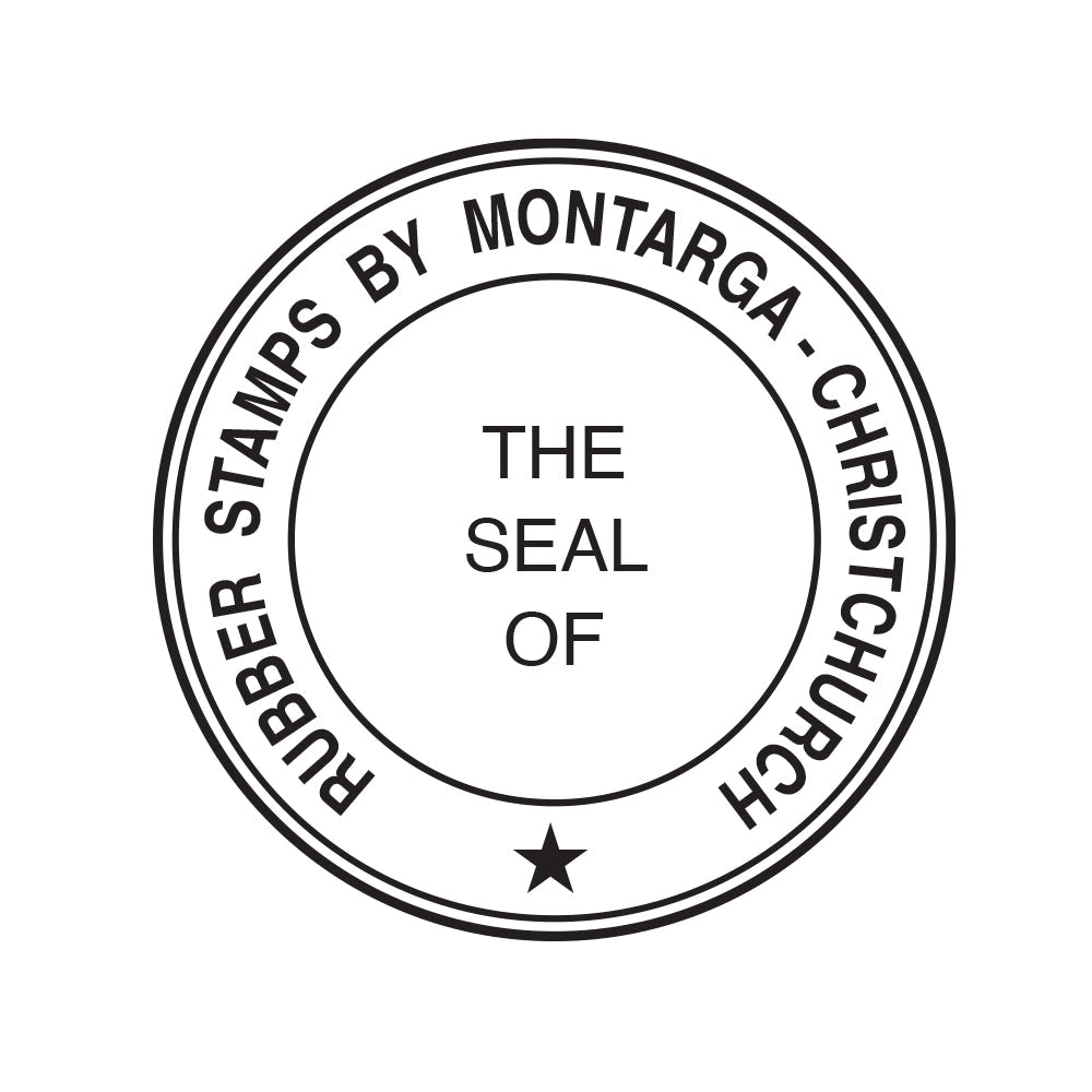 The Seal of - Self Inking Stamp - Long Title - 4645