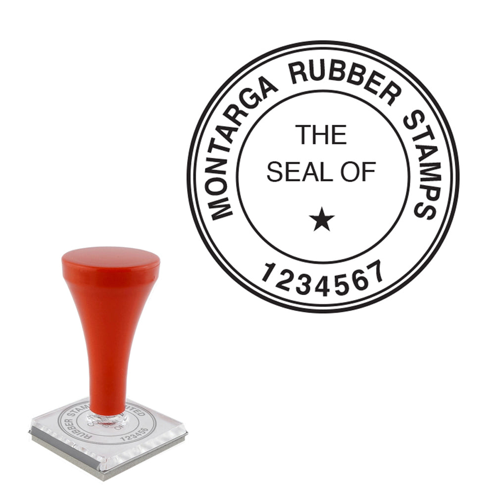 The Seal of - Handle Stamp + Number - L20