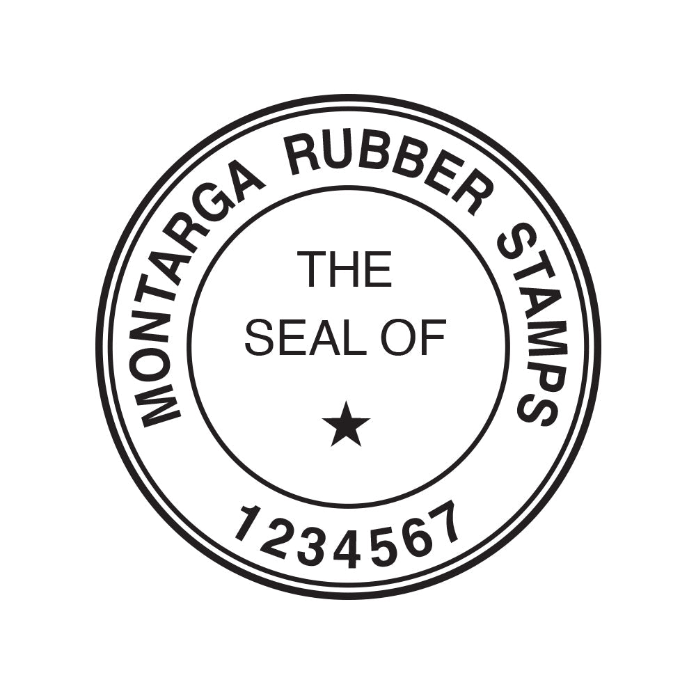 The Seal of - Handle Stamp + Number - L20