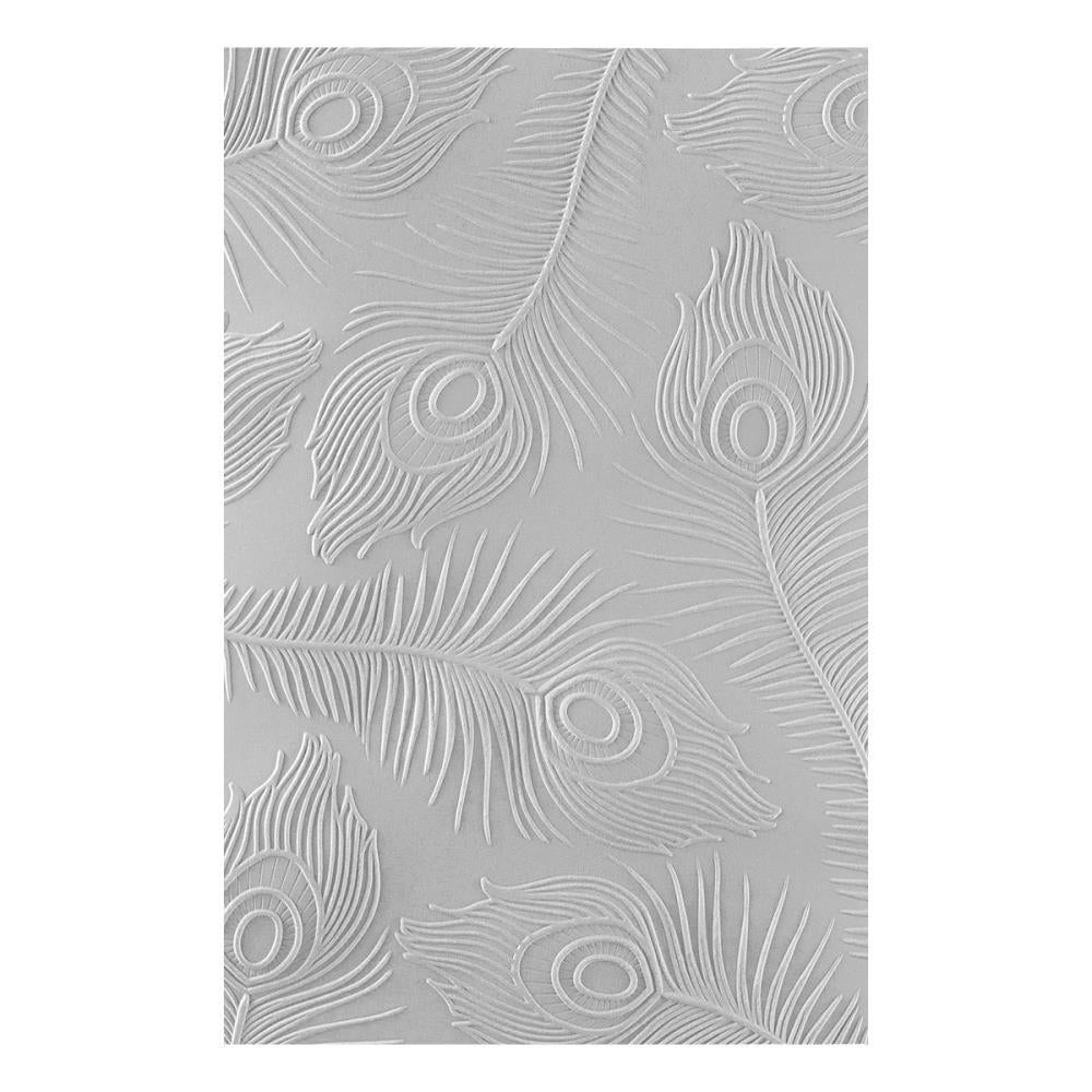 Spellbinders 3D Embossing Folder - Feather Flourish E3D095