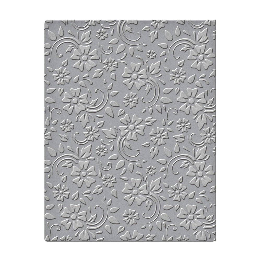 Spellbinders Detailed Embossing Folder - Flowers and Leaves SES-008