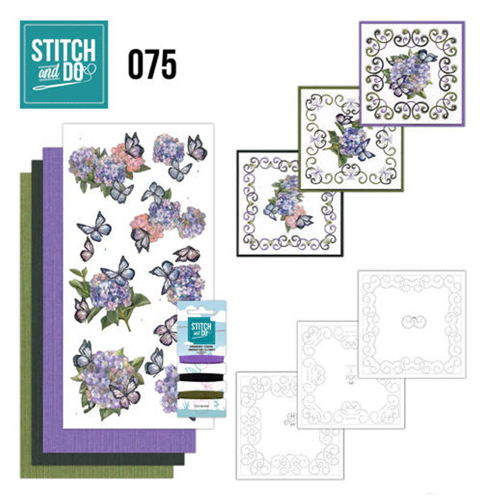 Stitch and Do Kit - 75 Hortensia