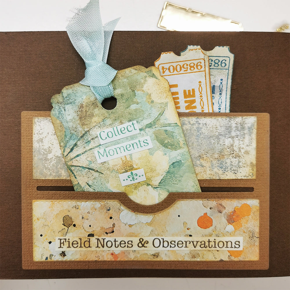 2554 GG - Collage Wording Background Rubber Stamp