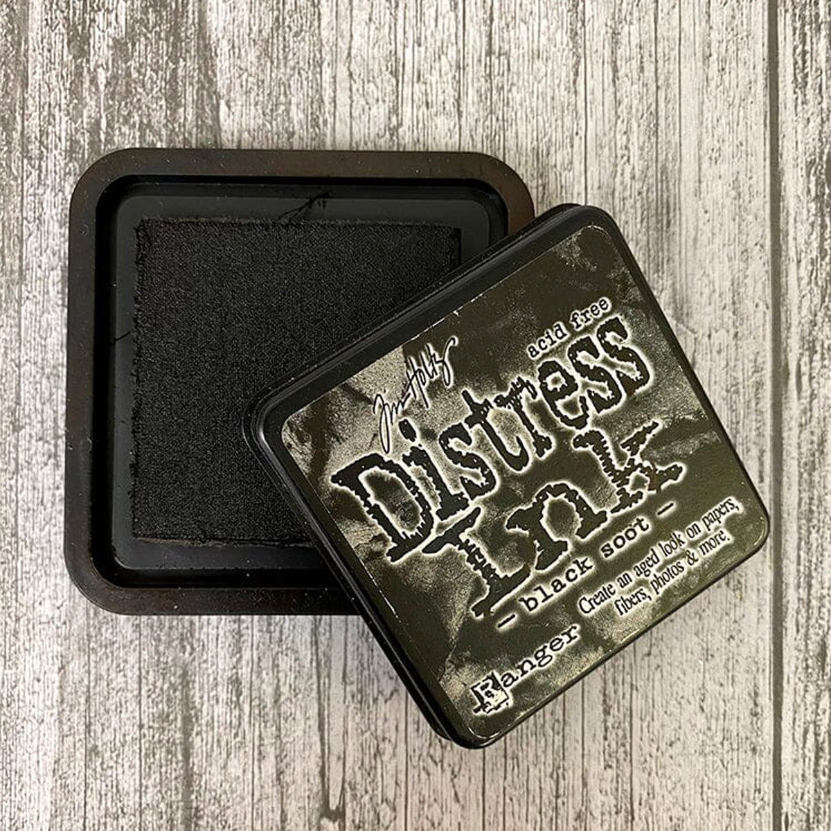 Tim Holtz Distress Dye Ink Pad - Black Soot