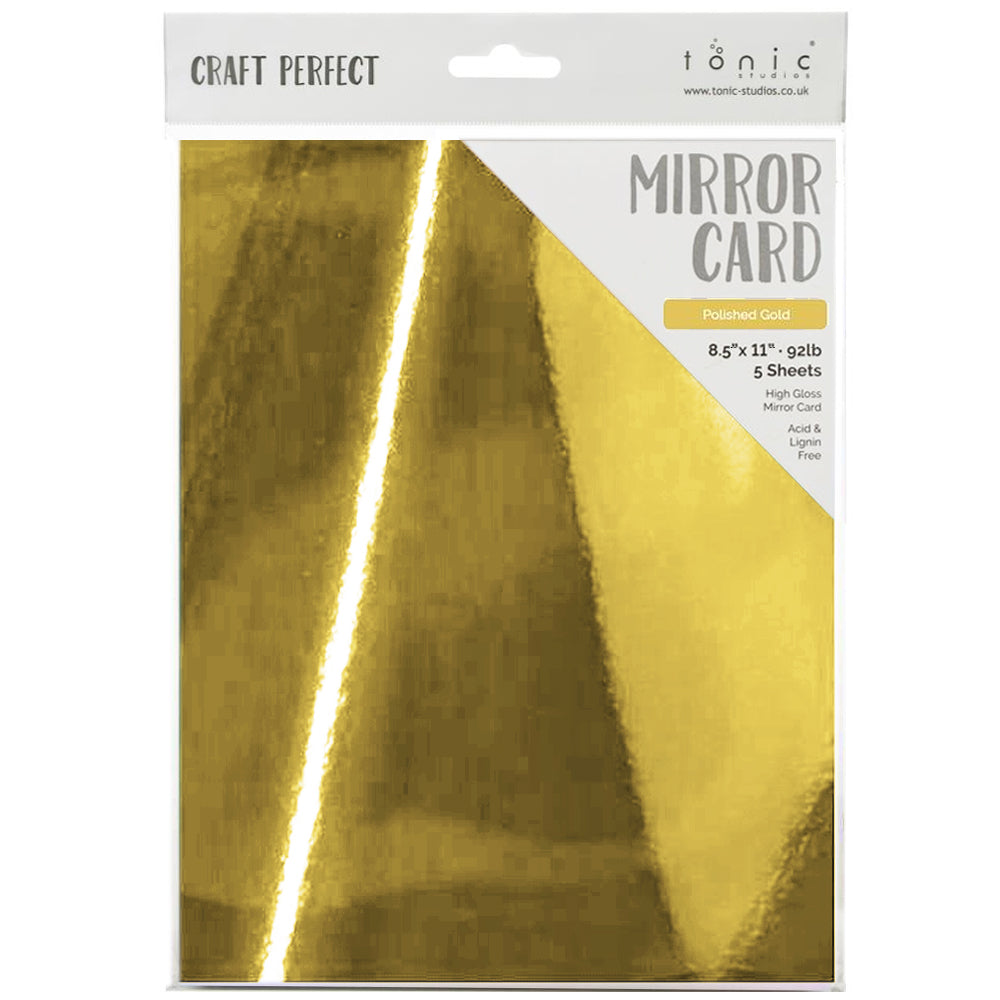 Tonic Mirror Cardstock - Polished Gold - 9451E