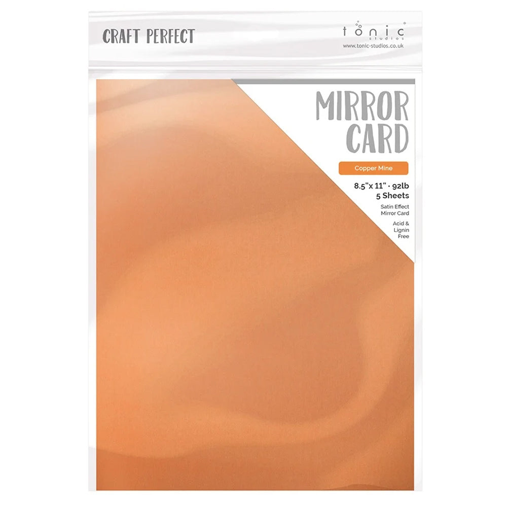 Tonic Mirror Cardstock -Copper Mine 9475E