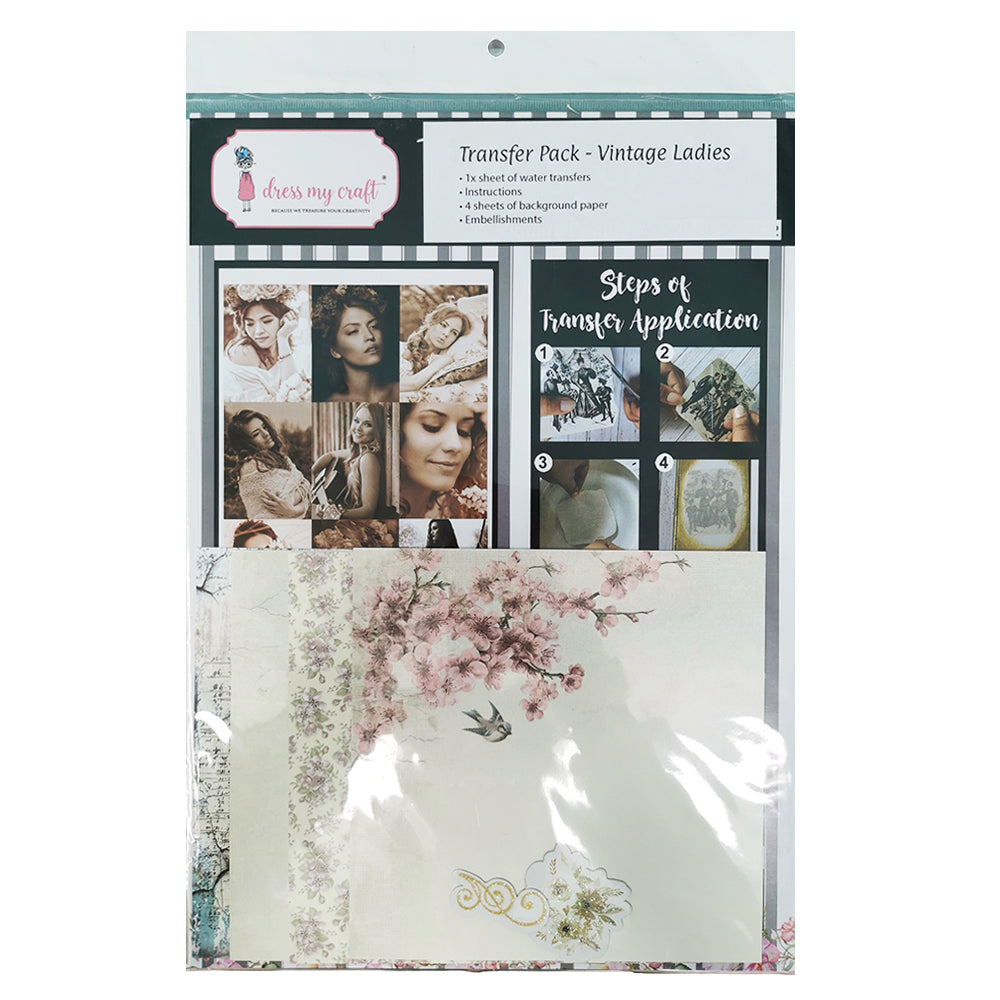 Transfer Pack - Vintage Ladies
