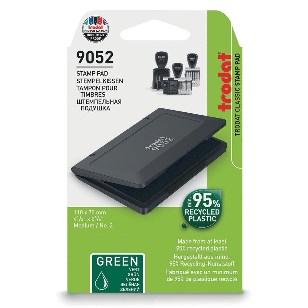 Trodat 9052 Standard Office Ink Pad - Green