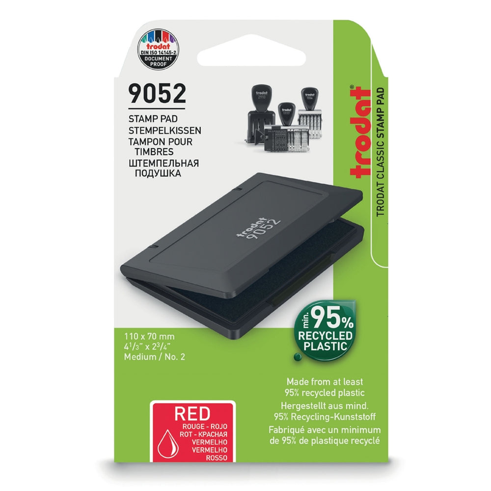 Trodat 9052 Standard Office Ink Pad - Red