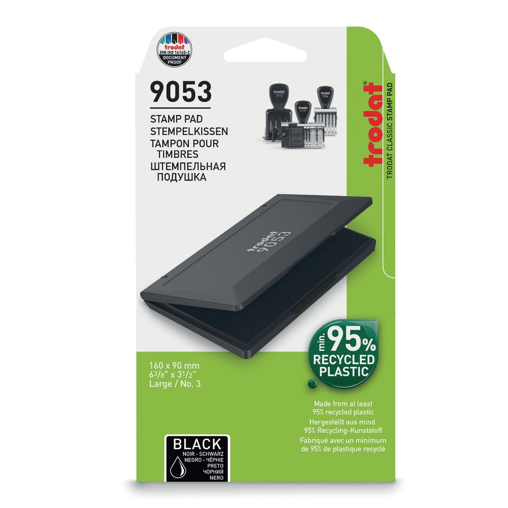 Trodat 9053 Large Office Ink Pad - Black