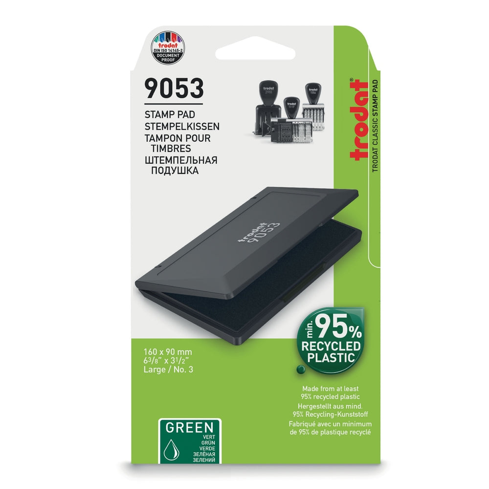 Trodat 9053 Large Office Ink Pad - Green