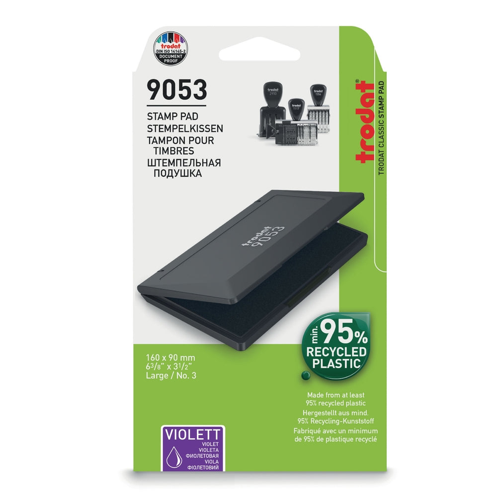 Trodat 9053 Large Office Ink Pad - Violet