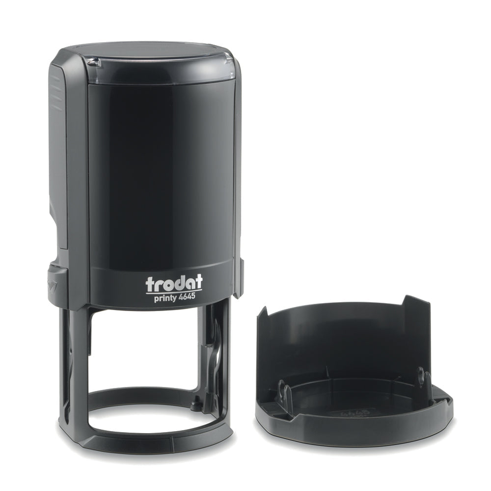 Trodat 4645 - Custom Self rubber Inking Stamp 45mm size front view