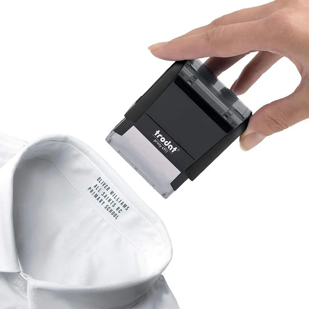 Trodat 4911 - Clothing Marker Textile Self Inking Stamp 14 x 38mm