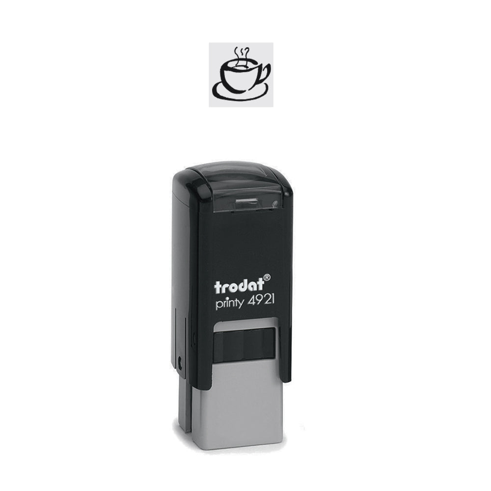 Trodat 4921 - Custom Self Inking Rubber Stamp Font view 11mm size loyalty card