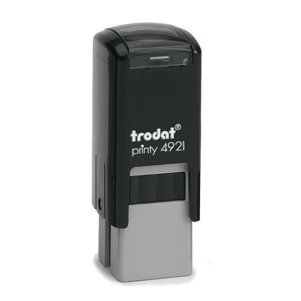 Trodat 4921 - Custom Self Inking Rubber Stamp Font view 11mm size loyalty card