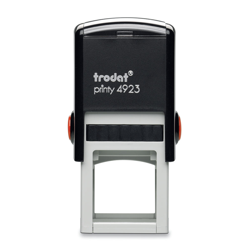 Trodat 4923 - Custom Self Inking Rubber Stamp Front view 30mm size