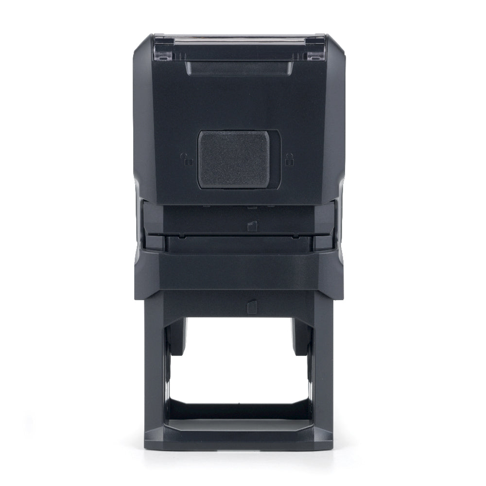 Trodat 4924 - Custom Self Inking Rubber Stamp back view 40mm size