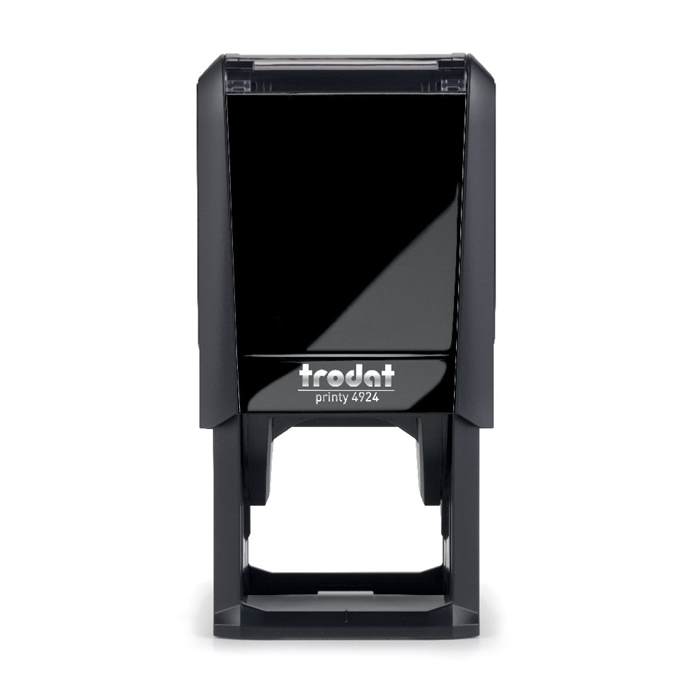 Trodat 4924 - Custom Self Inking Rubber Stamp front view 40mm size
