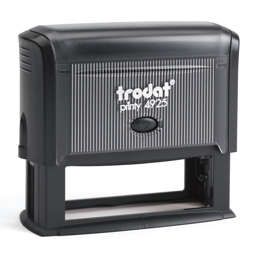 Trodat 4925 - Custom Self Inking Rubber Stamp Front view 25 x 82mm size