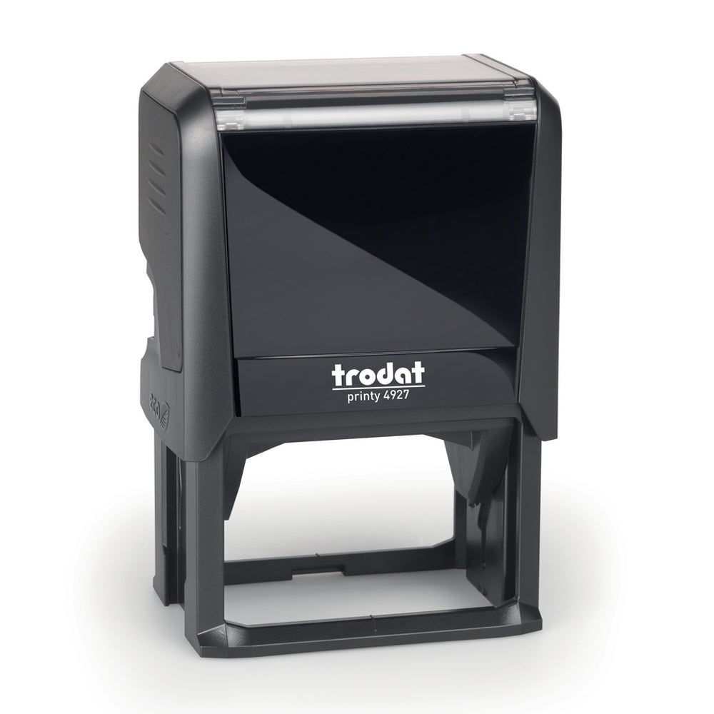 Trodat 4927 - Custom Self Inking Rubber Stamp Front view 40 x 60mm size