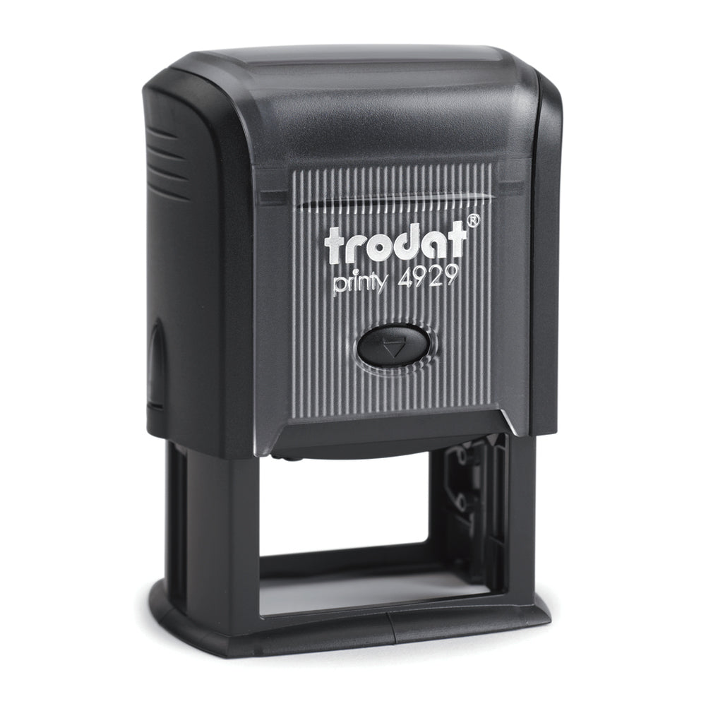 Trodat 4929 - Custom Self Inking Rubber Stamp Front View30 x 50mm size