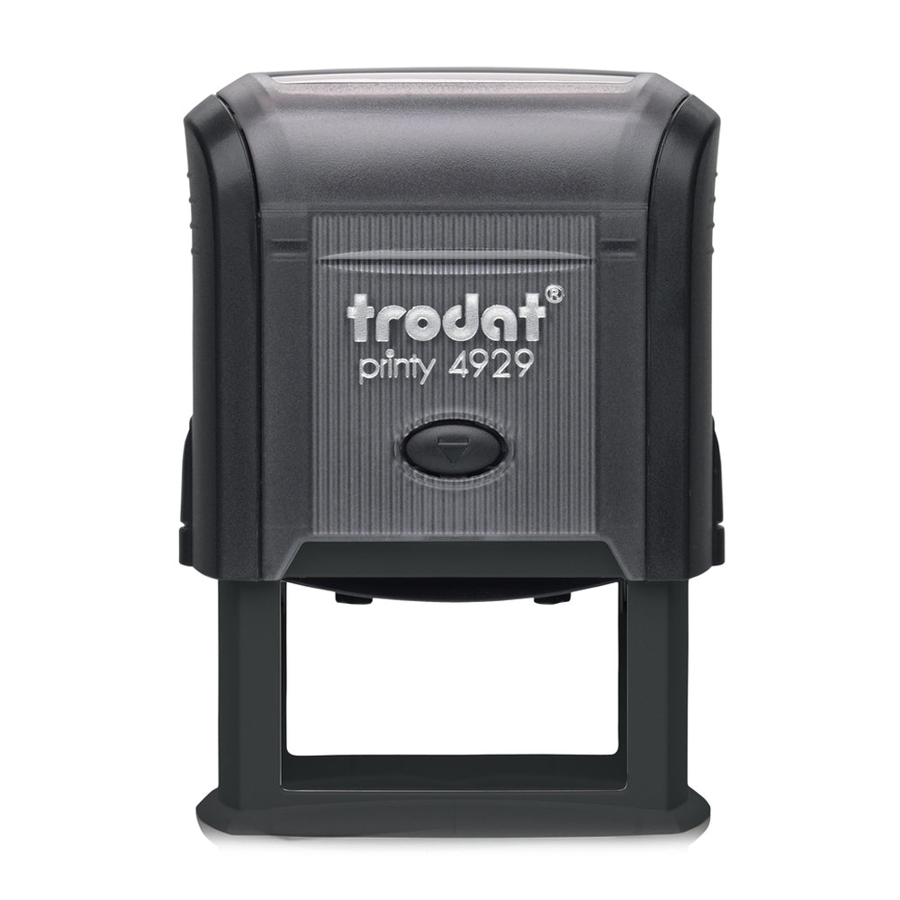 Trodat 4929 - Custom Self Inking Rubber Stamp Front View30 x 50mm size
