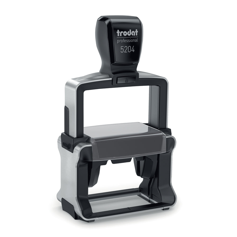 Trodat Professional 5204 - Custom Self Inking Rubber Stamp Front View 26 x 56mm size