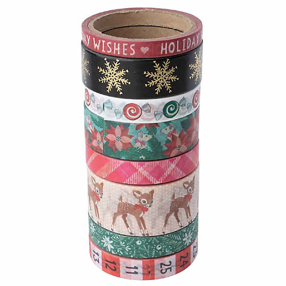 Vicki Boutin Washi Tape Rolls - Peppermint Kisses