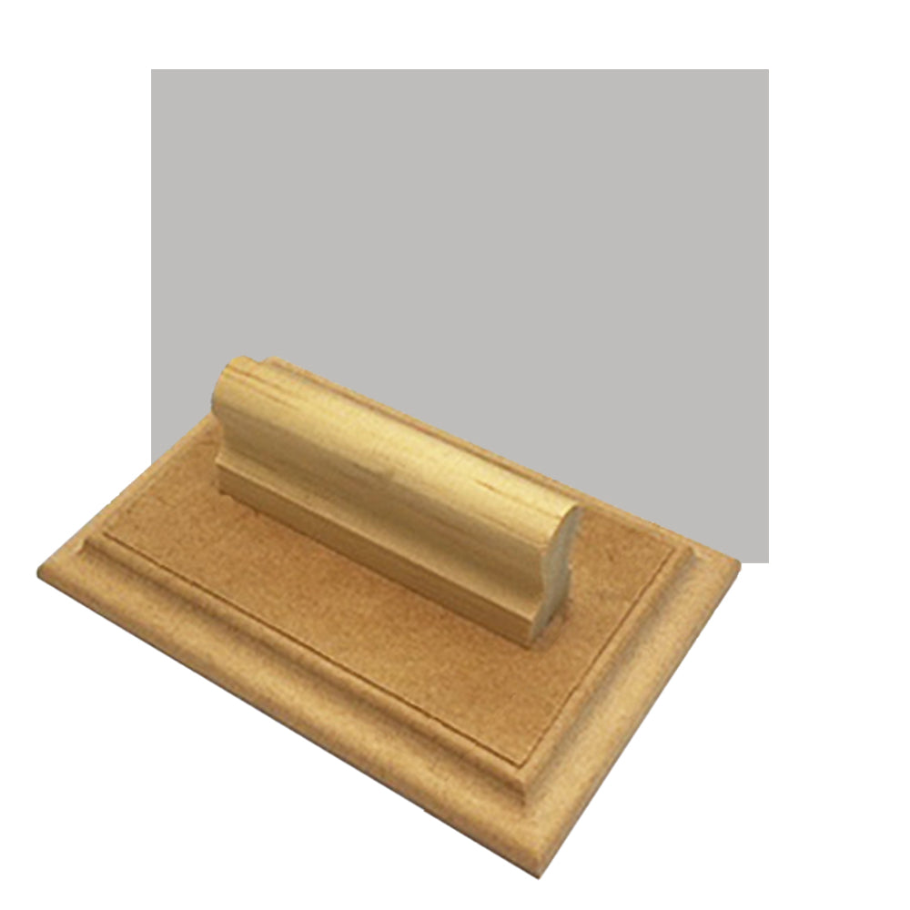 W15 Wooden Base - Custom Handle Stamp 60 x 80mm