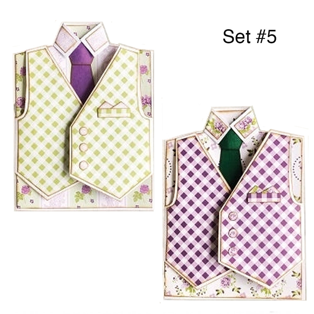Waistcoat Card Kit - Pack of 2