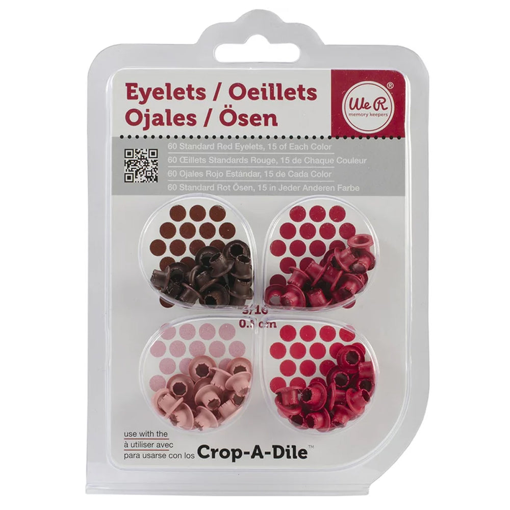 We R Memory Keepers Eyelets - Red WER-ES 41573