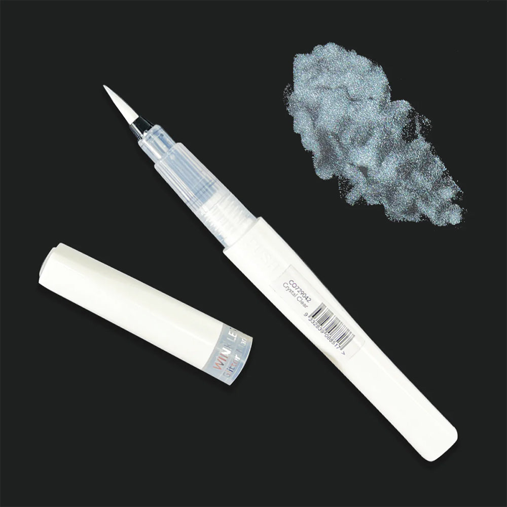 Winkles Glitter Brush Marker - Crystal Frost