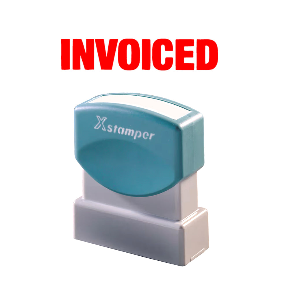Xstamper Self Inking Stamp - Invoiced