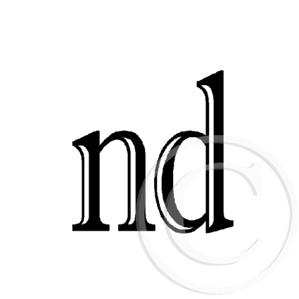 Small 0491 A - nd Rubber Stamp