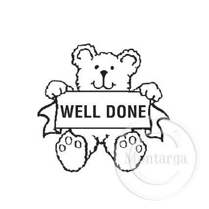 2005 A - Teddy Teacher Rubber Stamp