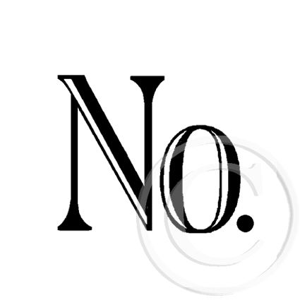 Small 2540 A - No. Rubber Stamp