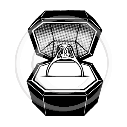 3015 D - Ring Rubber Stamp