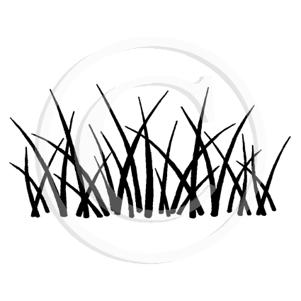 3250 B - Grass Rubber Stamp