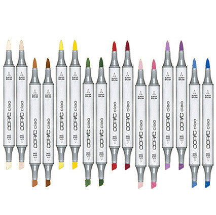 Copic Ciao Marker Set 16 Piece Base Colours