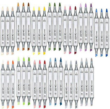 Copic Ciao Marker Set 42 Piece Trio Blending Sets