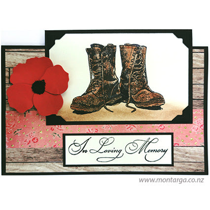 Card Sample - Anzac - In Loving Memory