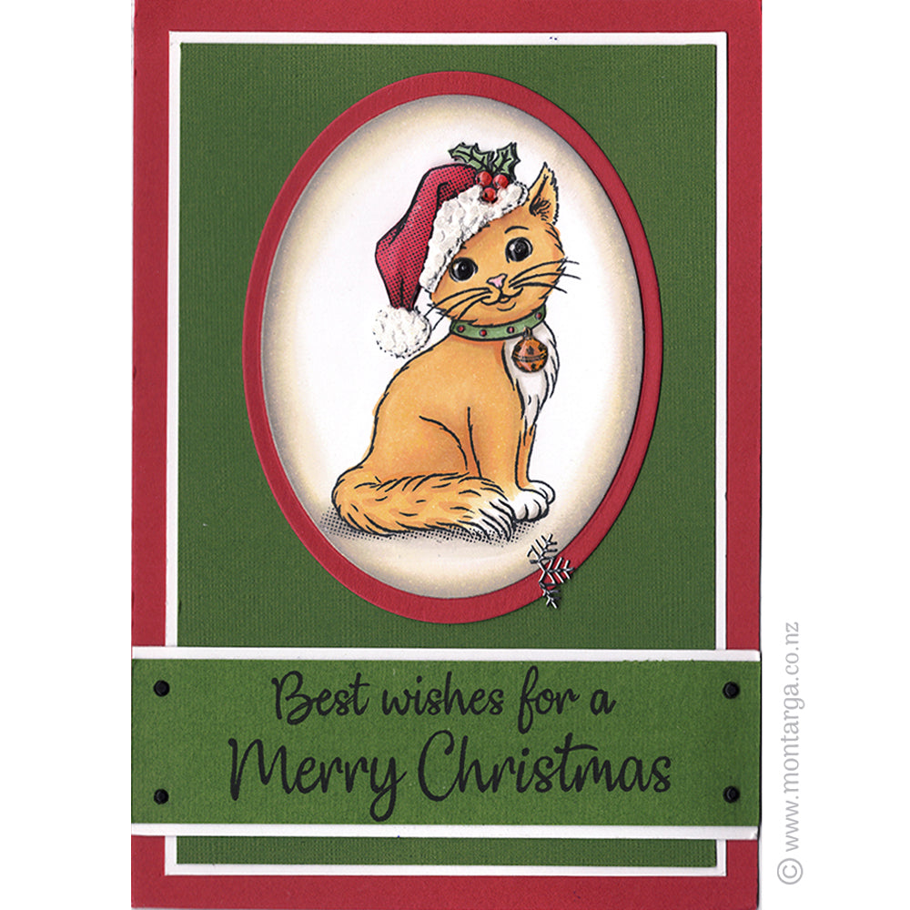 Card Sample - Christmas Cat