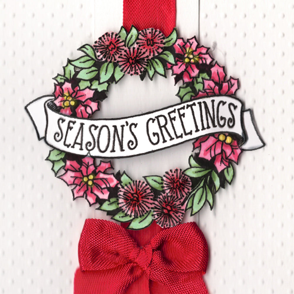 Card Sample - Christmas Wreath
