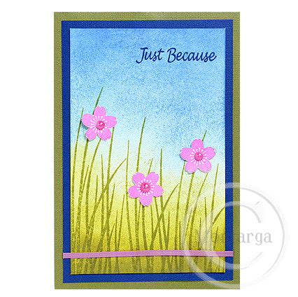 3280 B or FFF - Grass Rubber Stamps