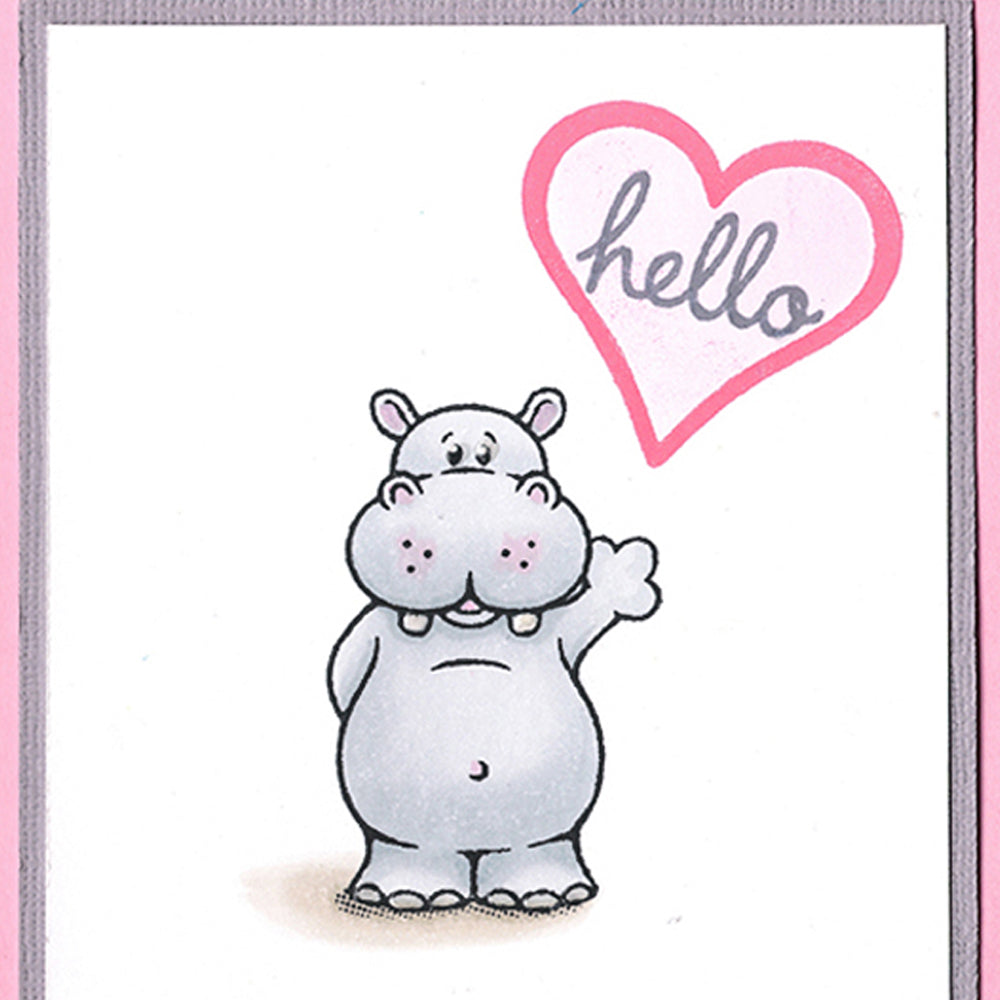 Card Sample - Hello Hippo