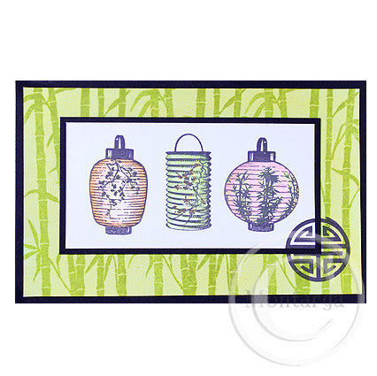 3761 D Lantern Rubber Stamp