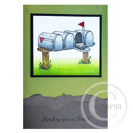 1964 G - Letterboxes Rubber Stamp