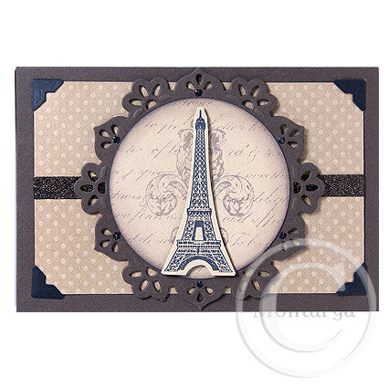 3338 F - Fleur de Lis Rubber Stamp