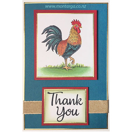 Card Sample - Rooster